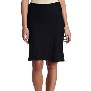 Horny Toad Women's Dark Gray Knit A-Line Skirt M Organic Cotton Modal